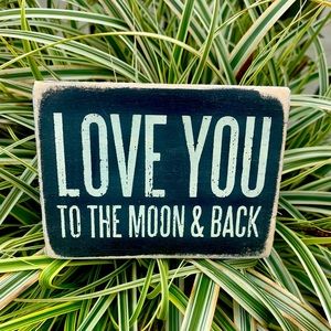 Wooden box wall, shelf, or mantle art